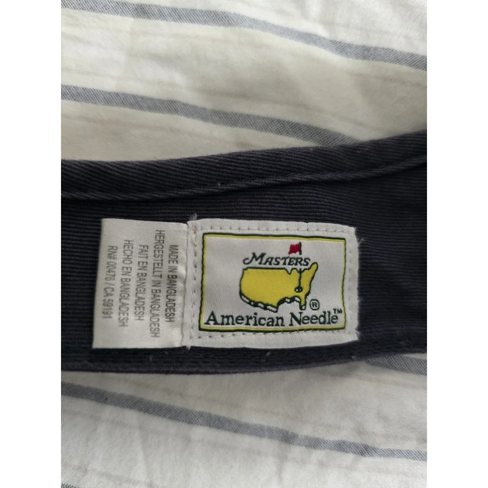 Unisex Masters Augusta 100% Cotton American Needle Visor Hat